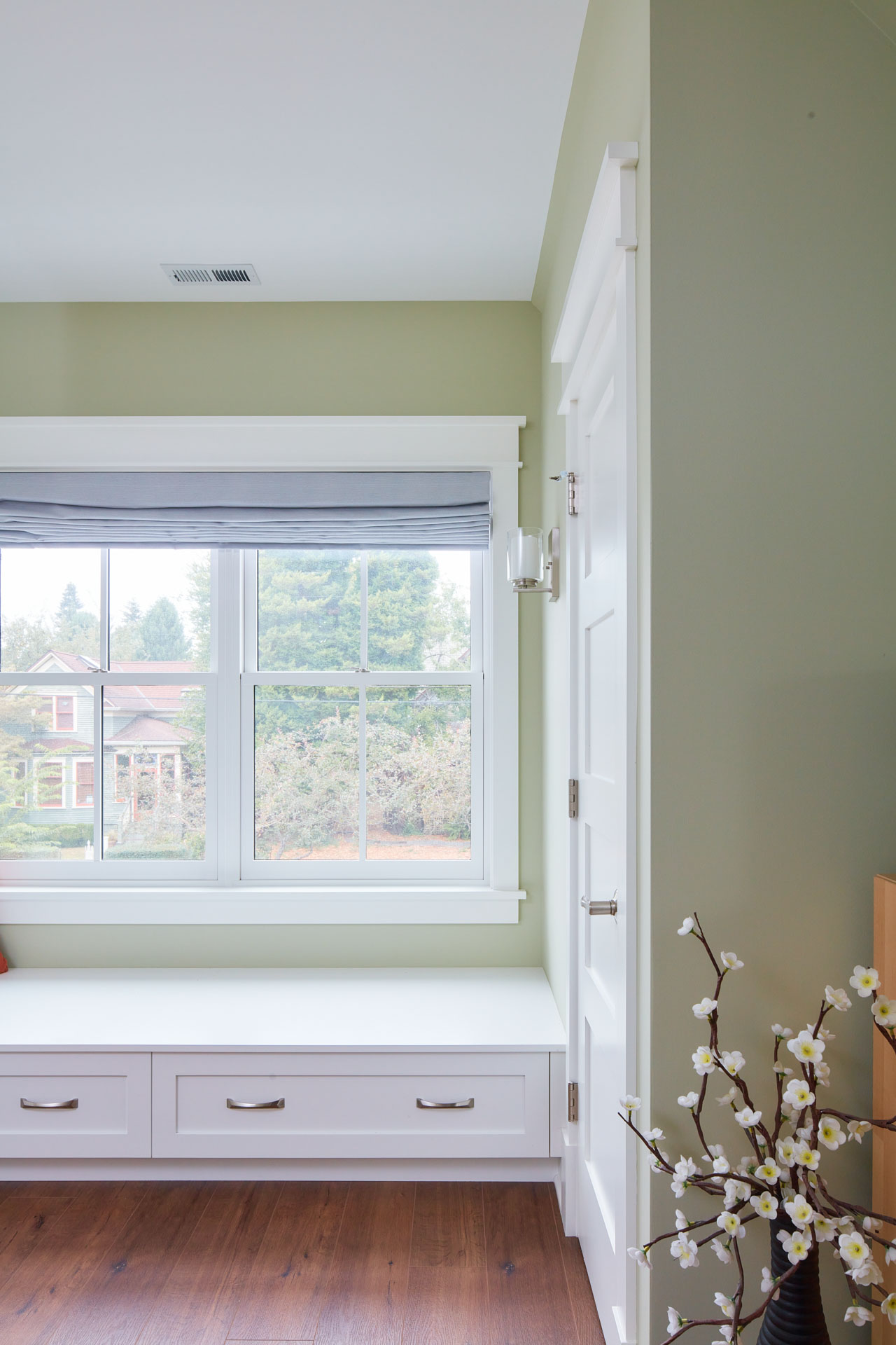 Built-In Bench With A View